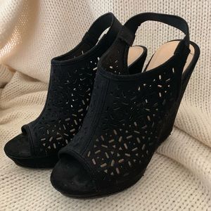 Slingback Platform Wedges
